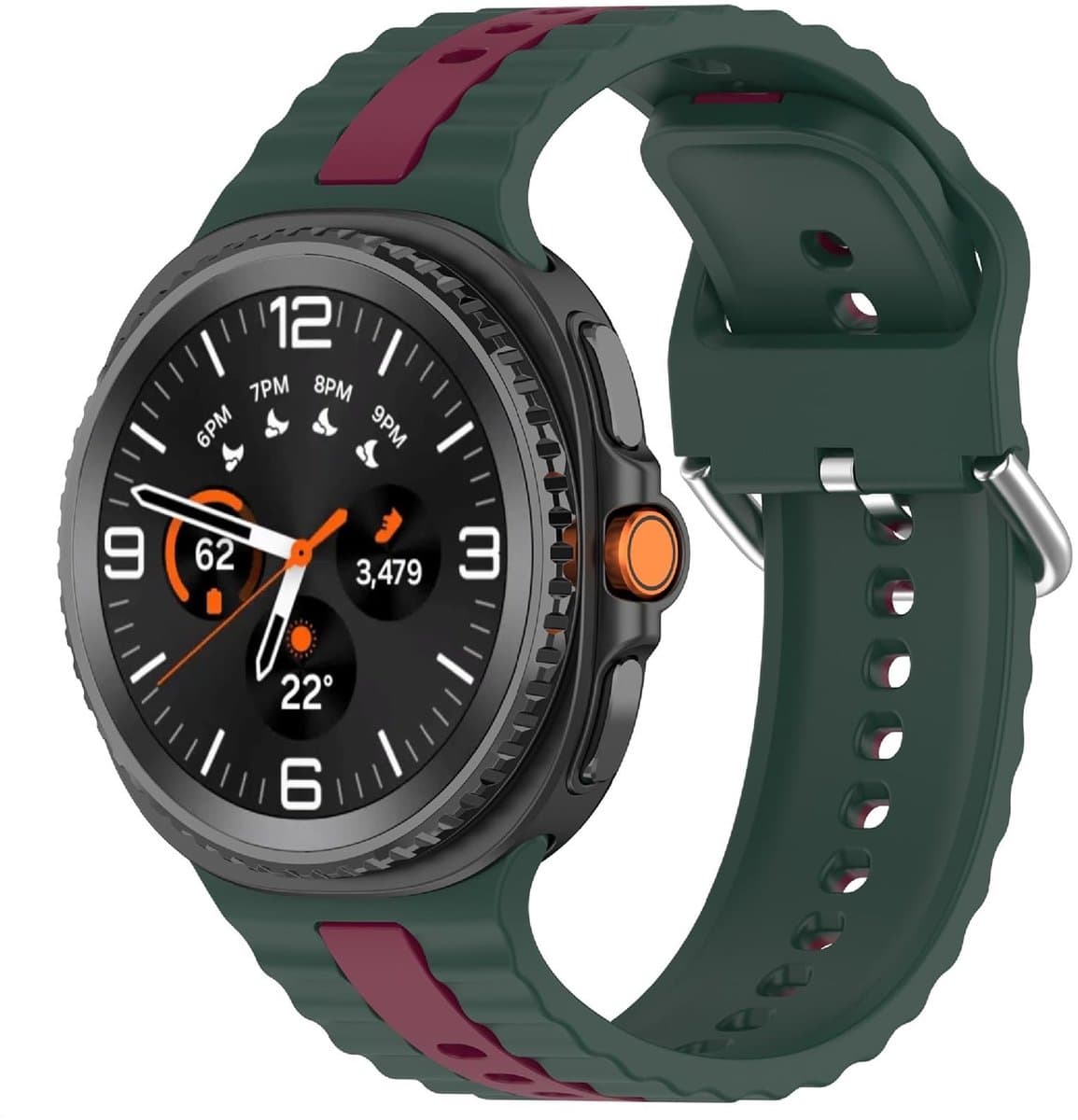 Dailygoods - Polsband voor Samsung Galaxy Watch 8/8 Classic/Ultra 2 van Zacht TPU