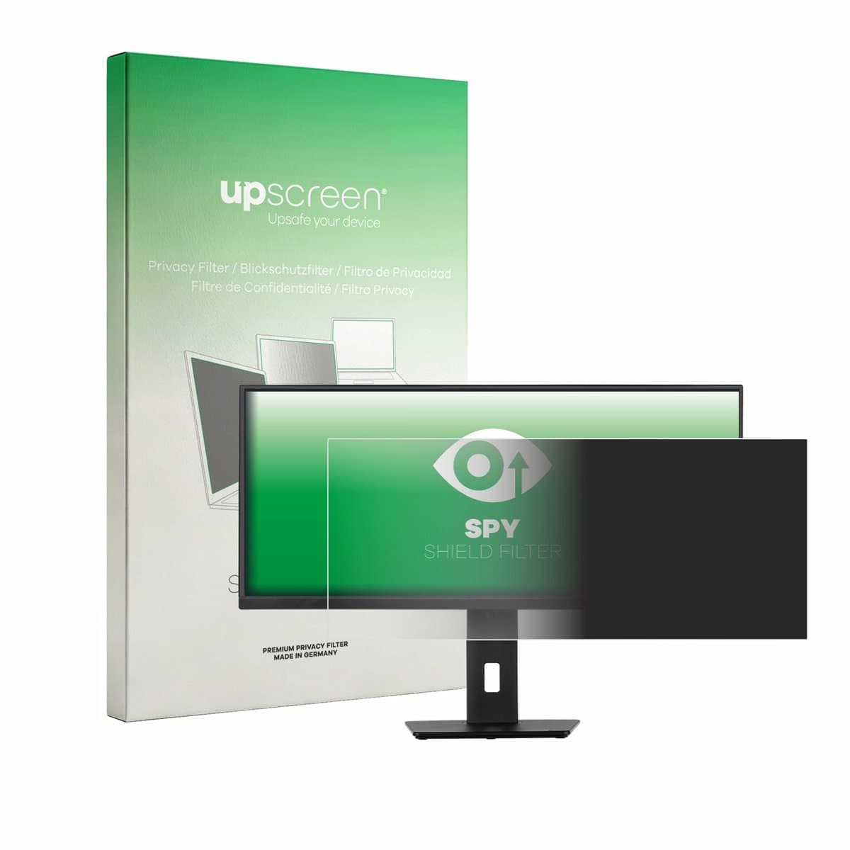 upscreen - privacyscherm voor Iiyama ProLite XUB3493WQSU-B6 - privacy filter screenfilter Blauwlichtfilter