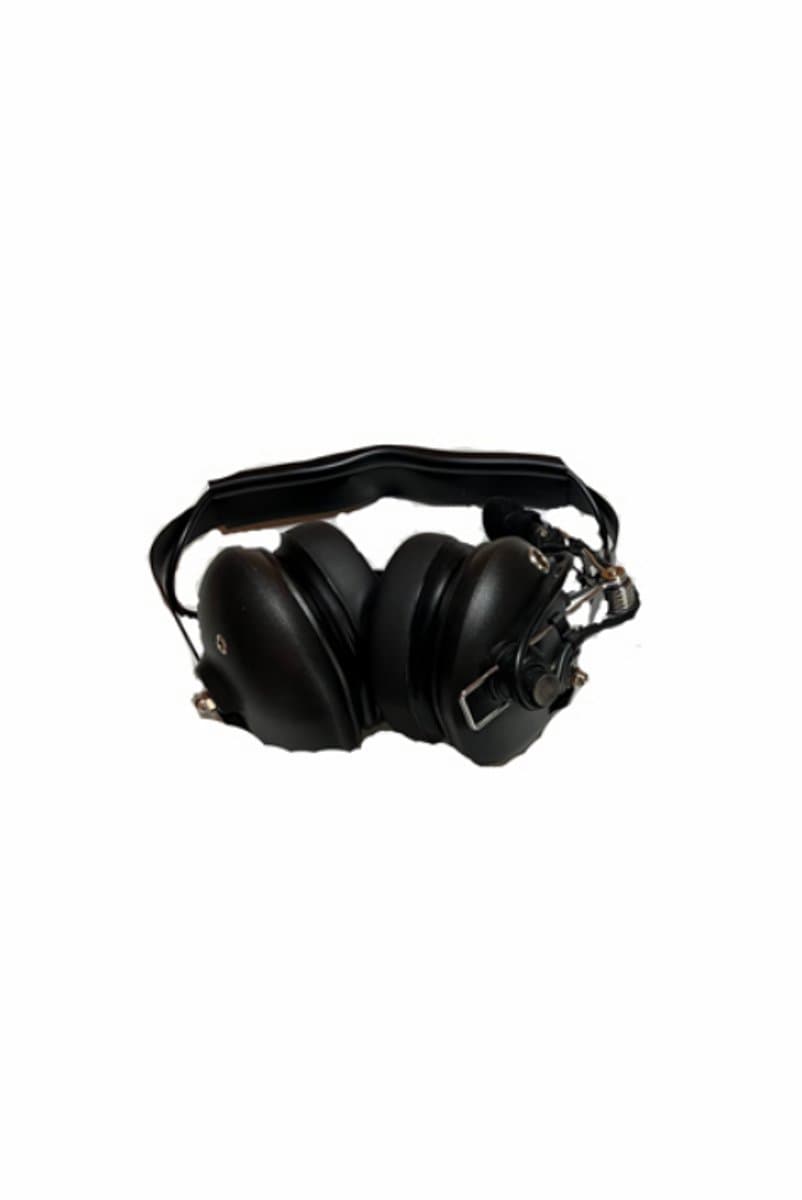 Heavy Duty Headset met boom microfoon en PTT K1 2-Pins aansluiting
