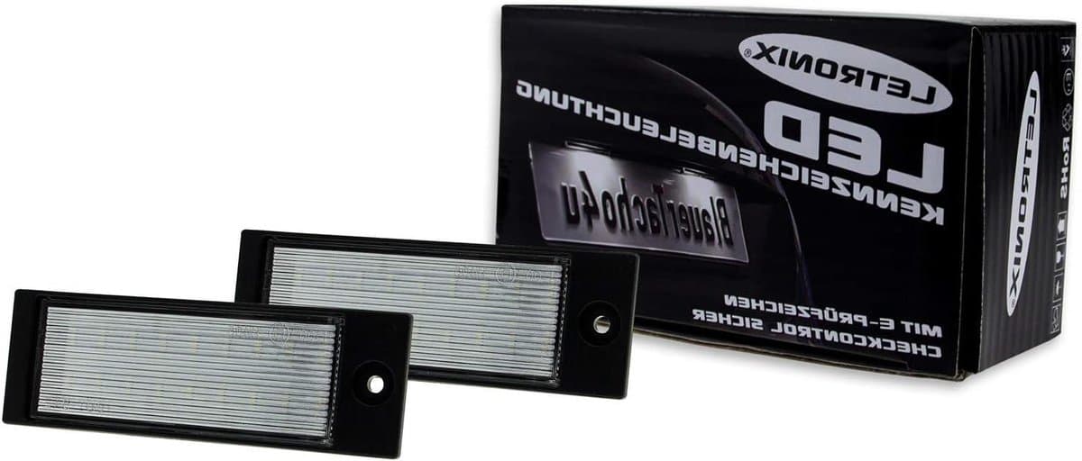 LED Kentekenplaatverlichting - Nummerplaatverlichting Modules - Voertuig Verlichten - E-keurmerk Registratievrij - 2 Modules - Wit