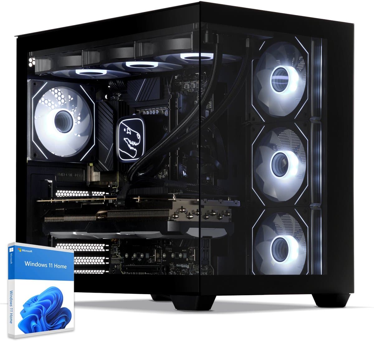 Sedatech Pro Gaming PC Waterkoeling Maxi Vision • Intel Core Ultra 9 285K 24x 3.7GHz • Geforce RTX5080 • 64Gb DDR5 • 2Tb SSD M.2 • WiFi • Bluetooth, USB C 4.0 • Windows 11 • Desktop computer