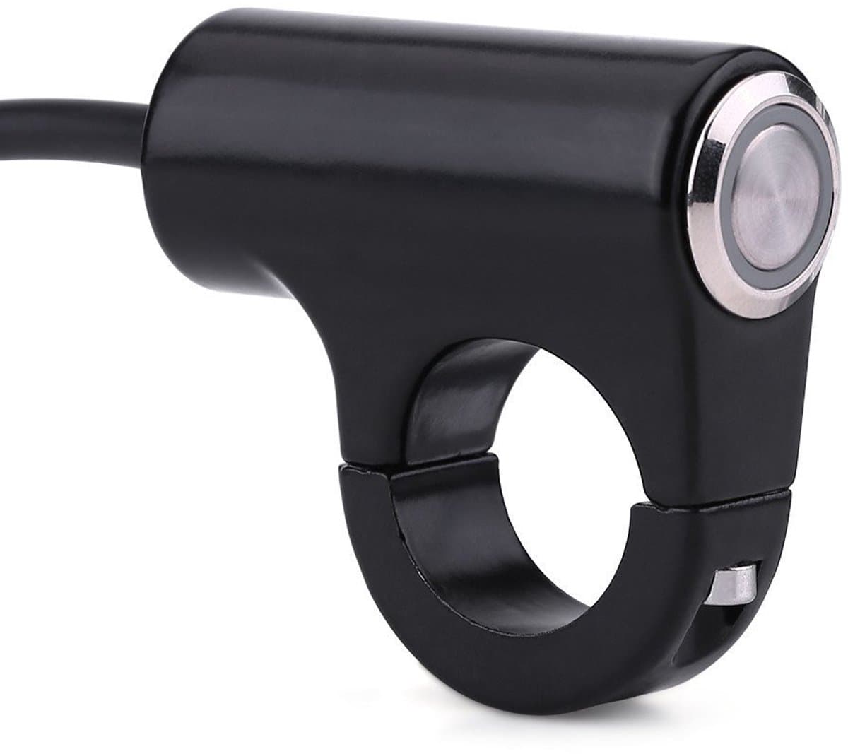 22 mm stuurschakelaar, Motor stuur controller schakelaar, motorfiets stuurbevestiging schakelaar, aluminiumlegering, aan/uit-knop, mistlampen, Blue Ray versie