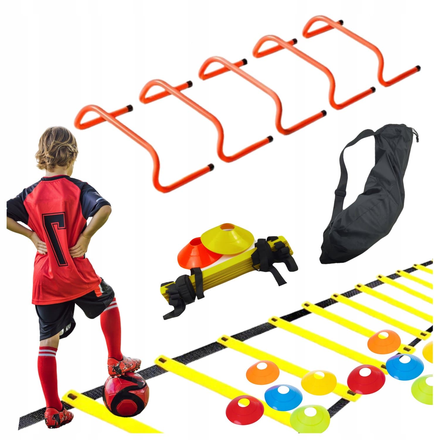 Voetbal Trainingsset: Coördinatieduivels, Horden & Kegels