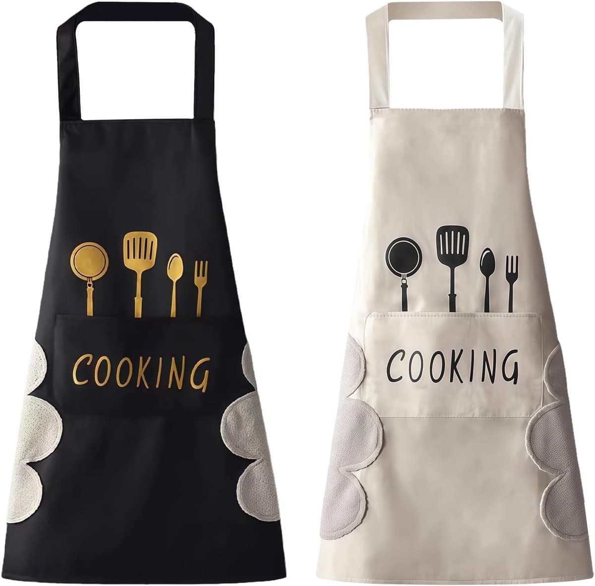 Waterdichte Keuken Schorten voor Volwassenen - 2 Stuks, Ideaal voor Koken, Schoonmaken en Tuinieren