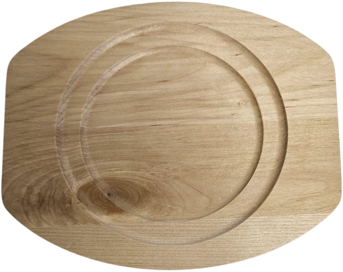 Houten onderzetter voor steelpan 24 x 20 cm – Michelangelo Parilla