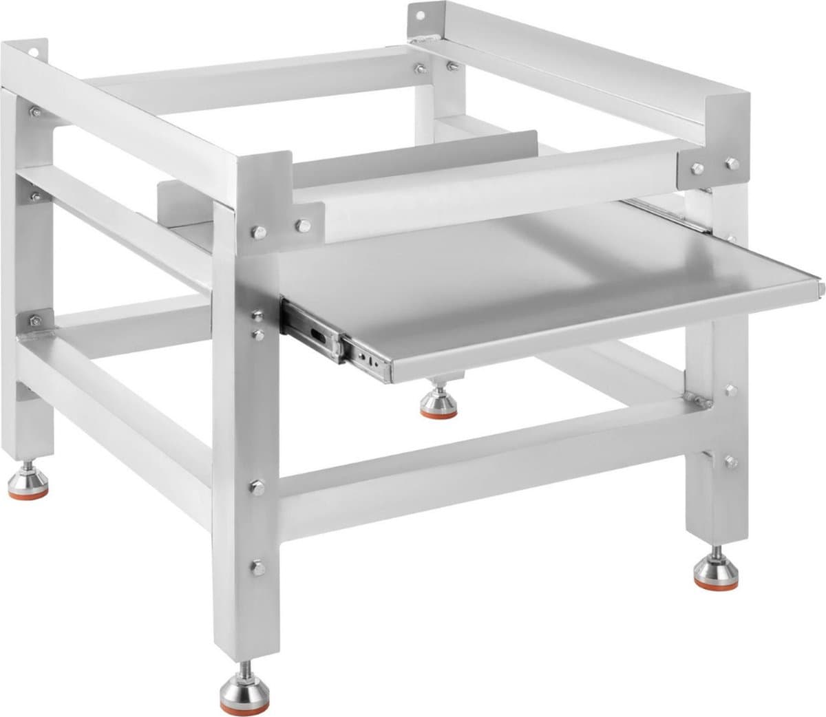Wasmachine Verhoger - Met Lade - Verstelbare Poten - Universeel - Tot 136 KG - 64 x 62 x 63 CM