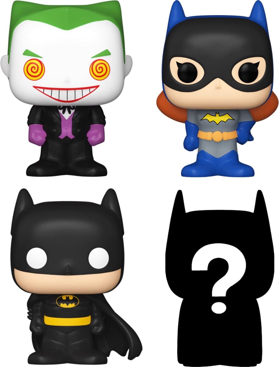 Funko Batman - Bitty POP! 4-Pack The Joker 2,5 cm Verzamelfiguur - Multicolours