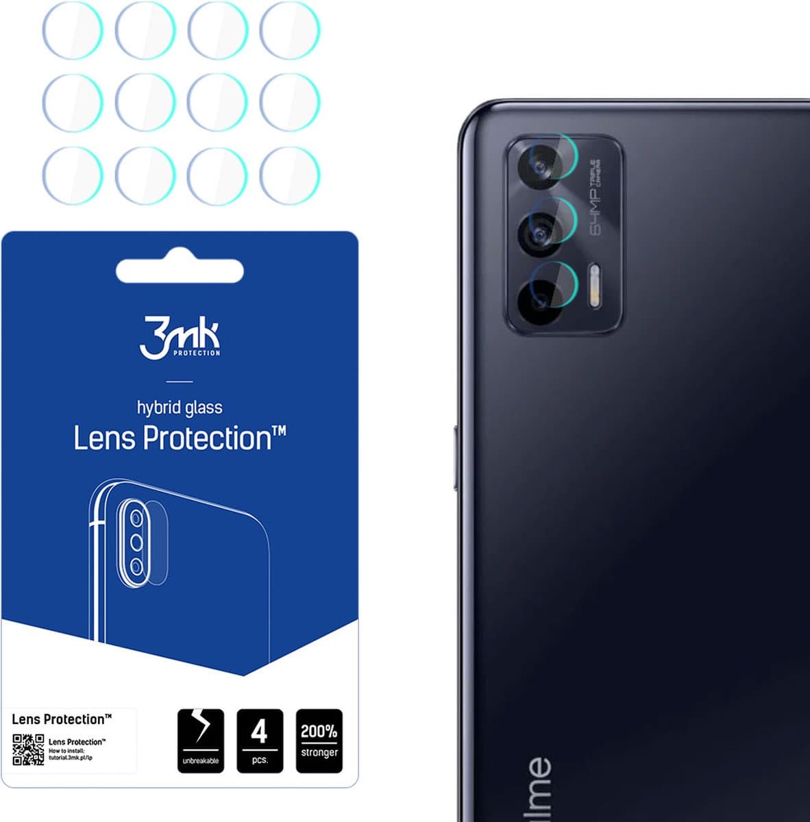 Realme GT Neo 2T 5G - 3mk Lens Protection