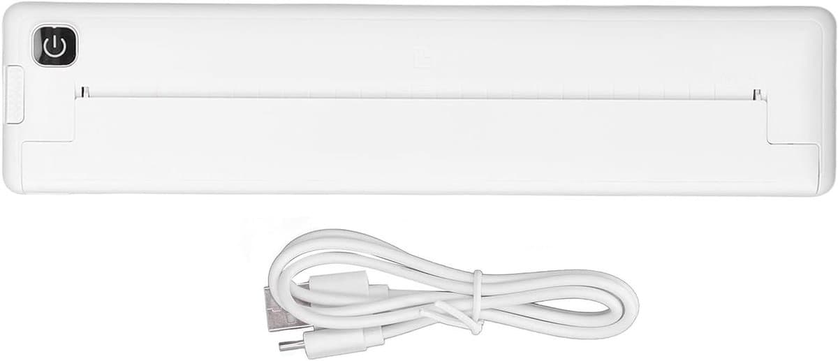 Draagbare Thermische Printer - Mini Printer A4 - Mobiel Printwerk - Inktloos Printen - 200 Dpi - Zwart