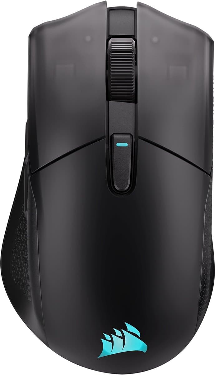 Corsair Harpoon v2 Optical Gaming Muis - Draadloos - 26.0000 DPI - Backlit RGB LED - Zwart