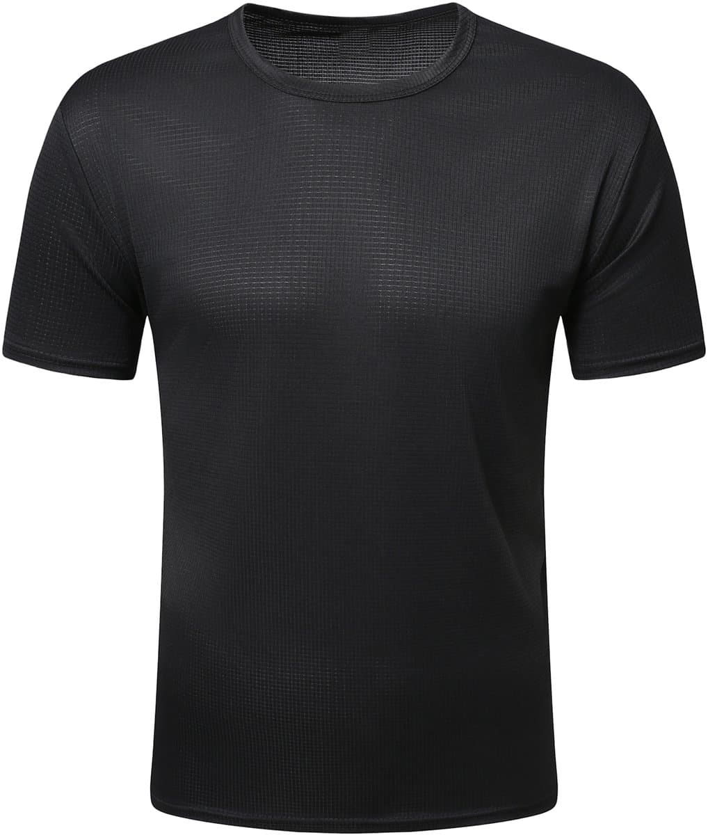 YOUTHUP Heren Casual Sport Korte Mouw T-Shirt - Ronde Hals Eenvoudig - L