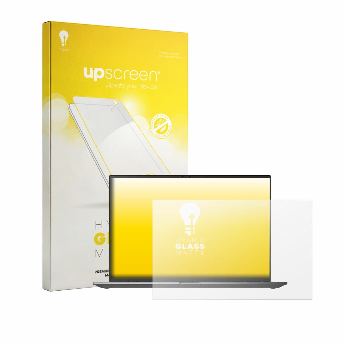 upscreen - Screenprotector voor LG gram 16Z90TL-G - Folie Beschermfolie Beschermglas matte