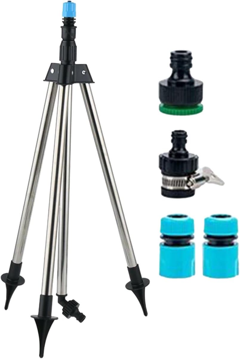 Statiefsproeier - Bewateringsgereedschap - Terras Bewateren - 360 Graden Sproei - 56 cm - Grijs