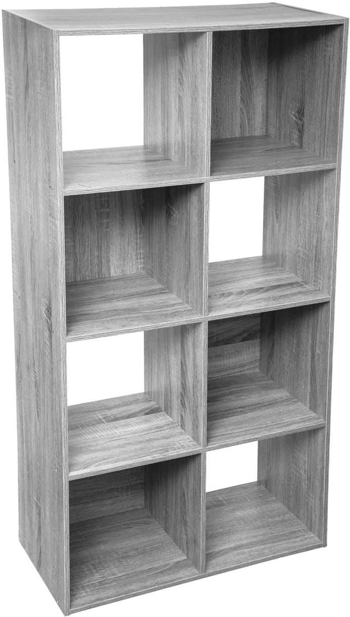 5five Houten Plankeenheid - Grijs, 67,5 x 32 x 134 cm