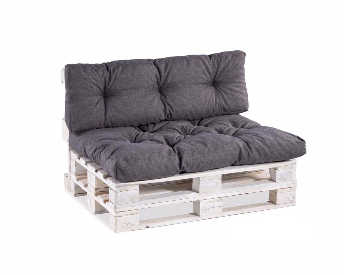 Dailygoods- Palletkussens Gevuld Met Gegranuleerd Polyurethaanschuim - Palletbank Kussens - Tuinbankkussens - Rugleuning 120x50 - Weerbestendig - Perfecte Balans Tussen Zachtheid En Stevigheid - Tuinkussens