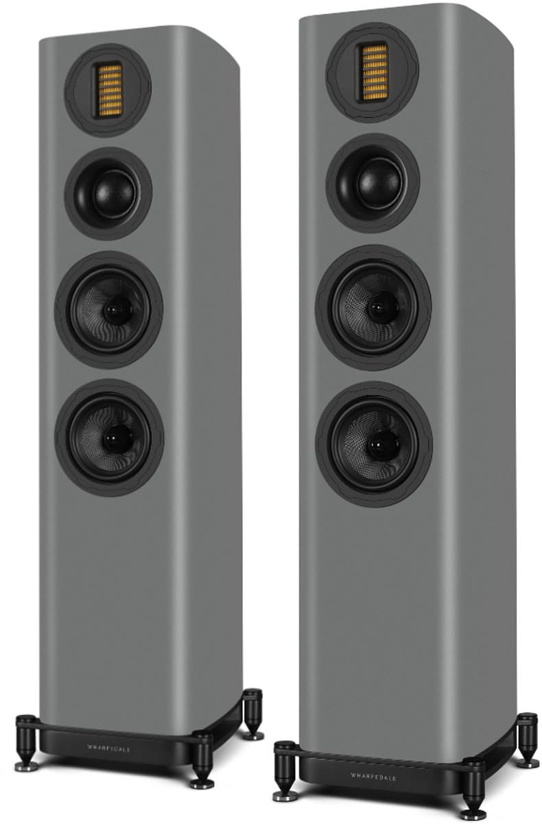 Wharfedale EVO 5.3 Vloerstaande Speakers - Hifi Stereo Set - Passieve Speaker - 3-Weg Luidsprekers - Grijs
