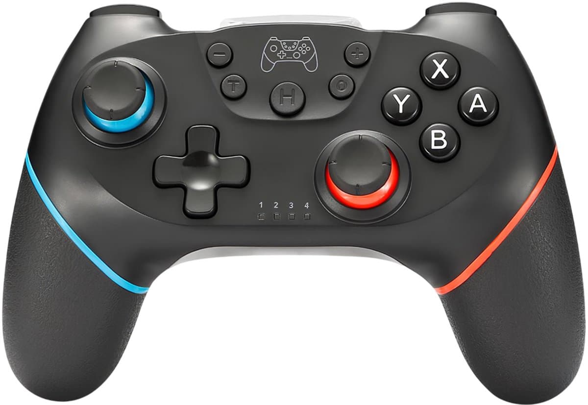 TechKidz, Draadloze controller Geschikt voor Nintendo Switch, Zwart