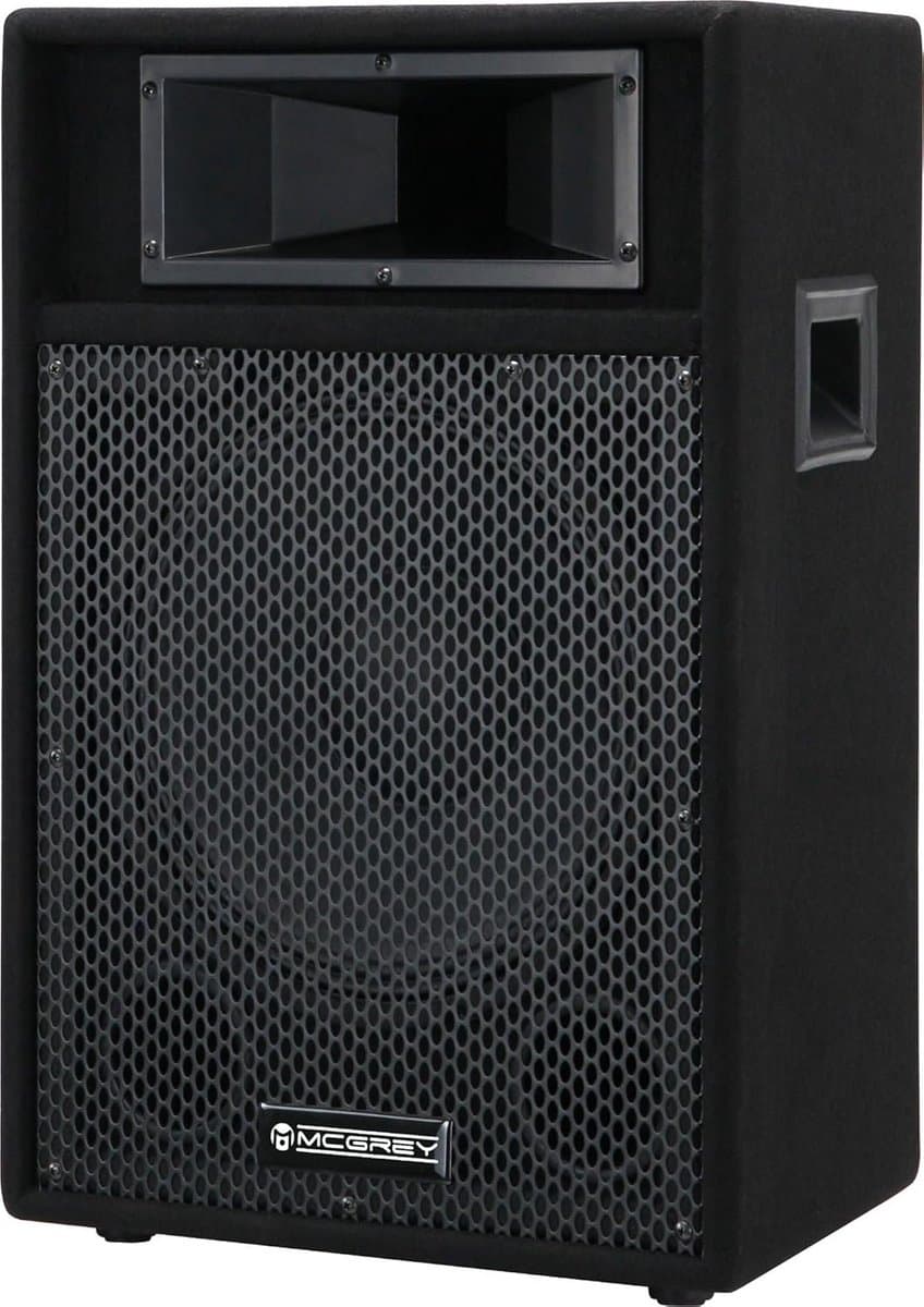 Passieve PA Luidspreker Box 300 Watt Trapezium Vorm - Voor Feesten en Evenementen