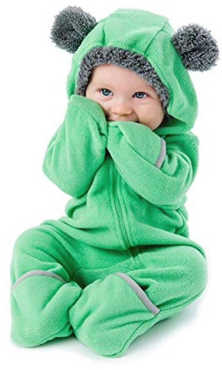 Fleece Babyrompertje voor Pasgeborenen tot 4 Jaar - Schattige Babykleding en Kinderpyjama