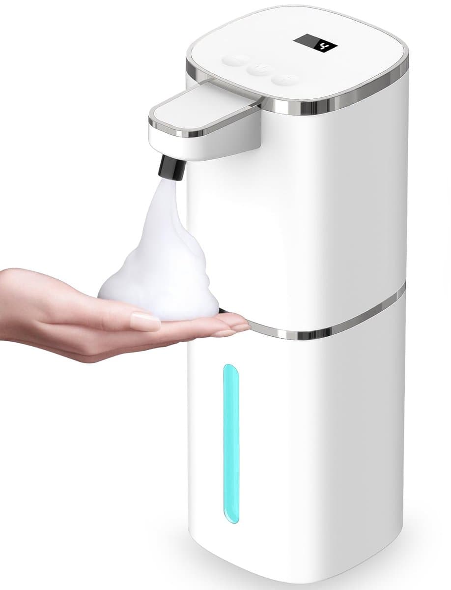 Unyqoos® Elektrische schuimzeepdispenser met wandmontage en 9 instelbare standen