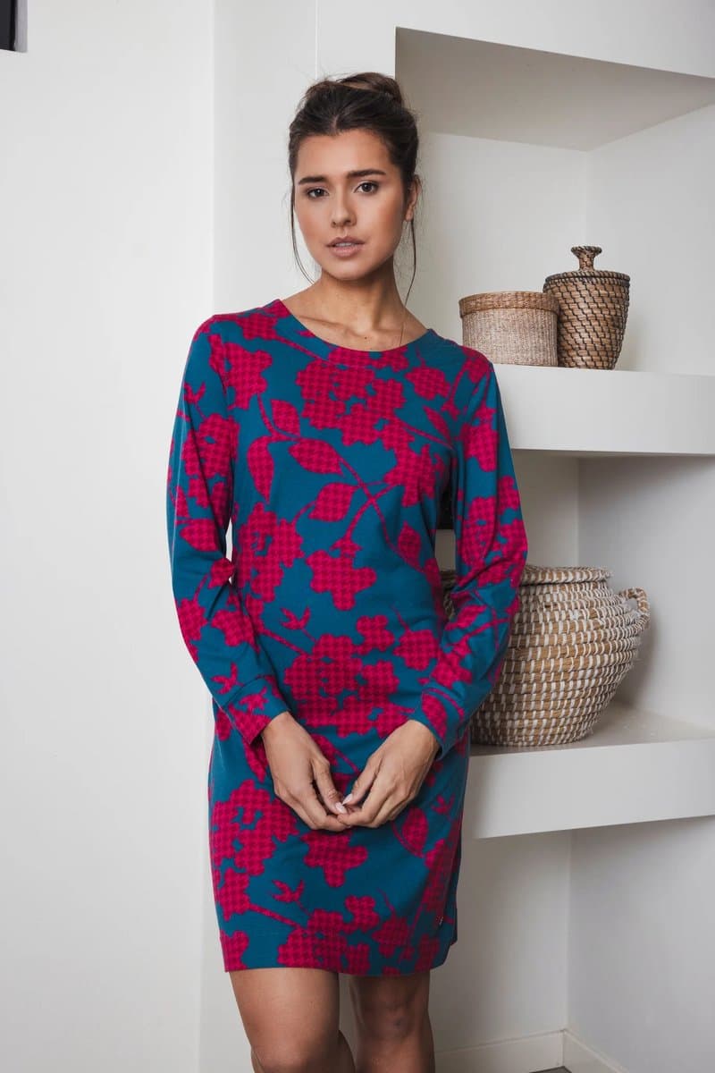 Pastunette – Sangria Nights - Nachtkleed – 111252-101-1 – Dark Green – Maat 46