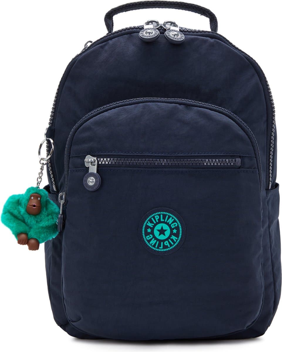 Kipling SEOUL S Rugzak, 14 Liter - Blue Green Block