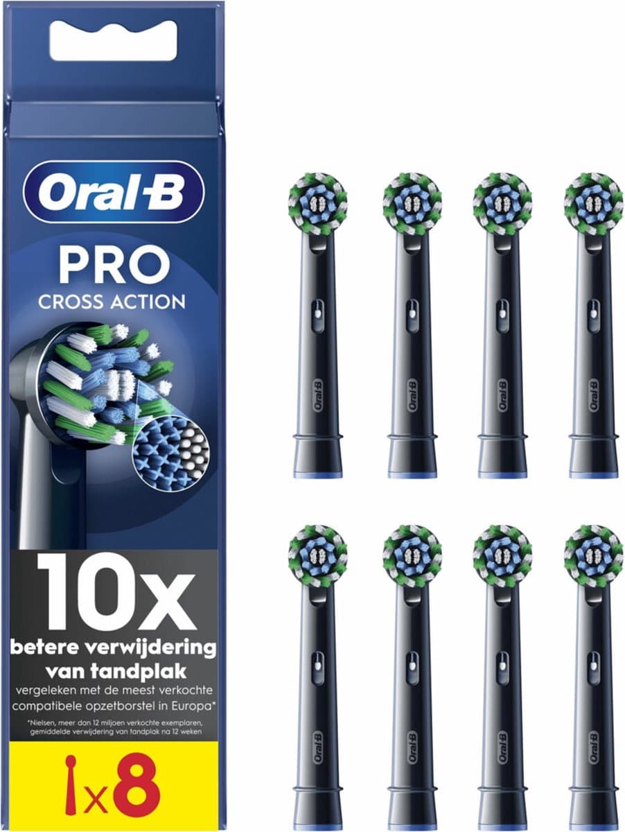 Oral-B Pro Cross Action Zwart (8 stuks)