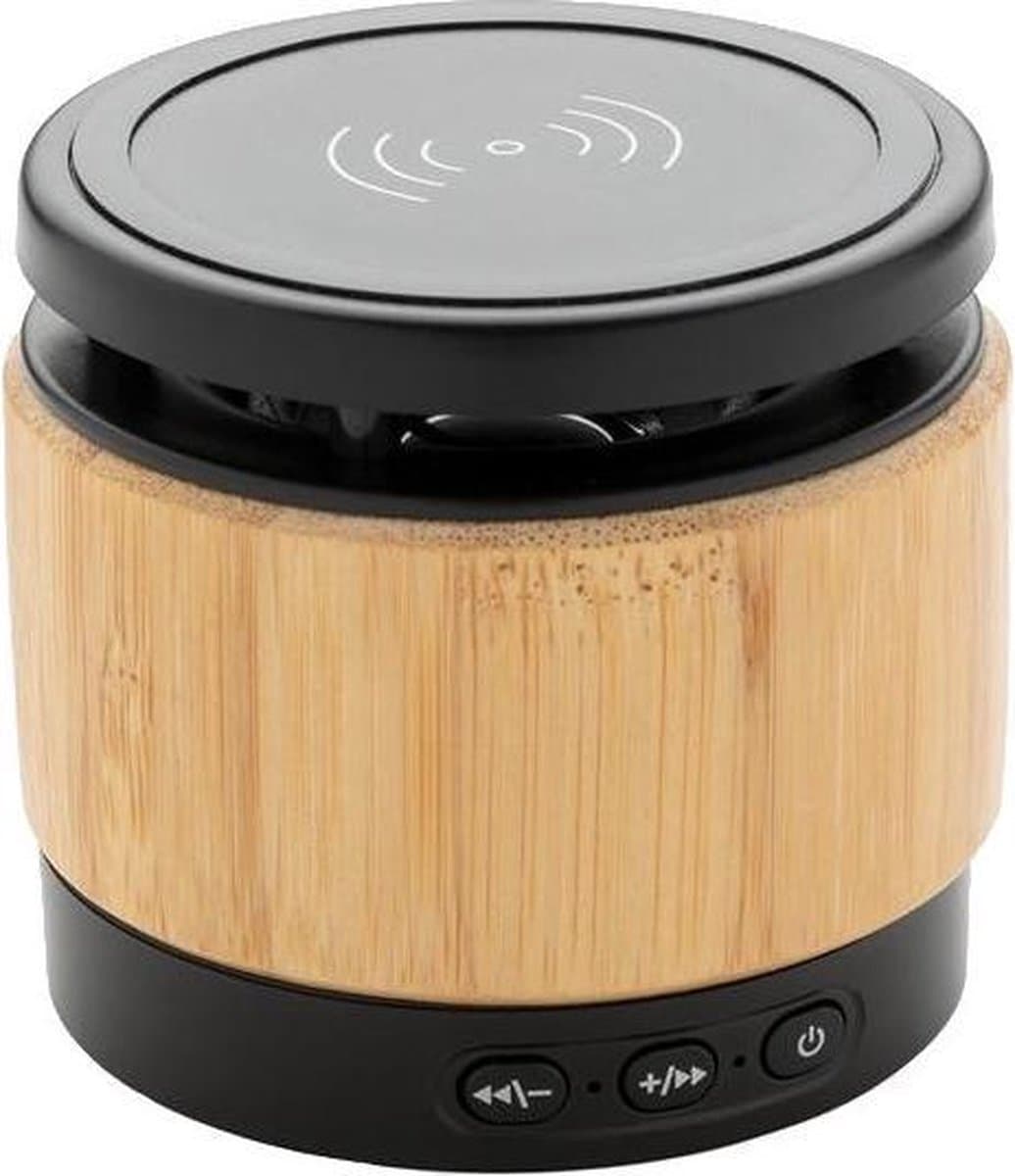 Xd Collection Speaker/oplader Bamboo Bluetooth 7 Cm Abs Naturel