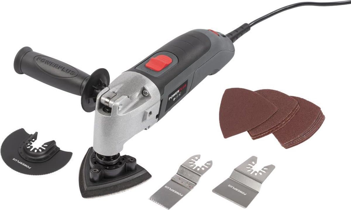 POWERPLUS POWE80015 Oscillerende Multitool 300W - 6 Snelheidsinstellingen, 2m Kabel