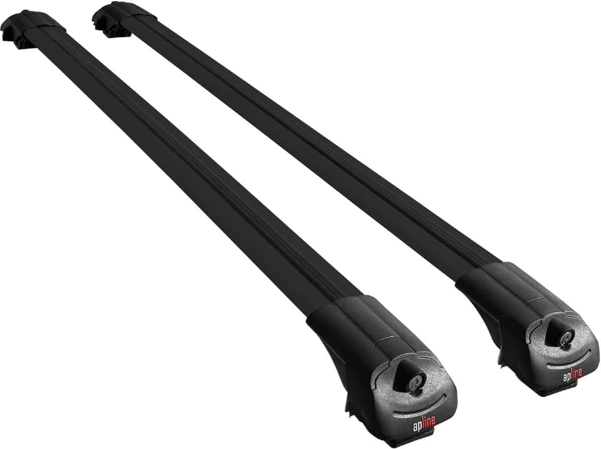 Dakdragers Set - Bagagedragers Auto - Vervoer Uitbreiden - Eenvoudige Montage - 75 kg Max - Zwart