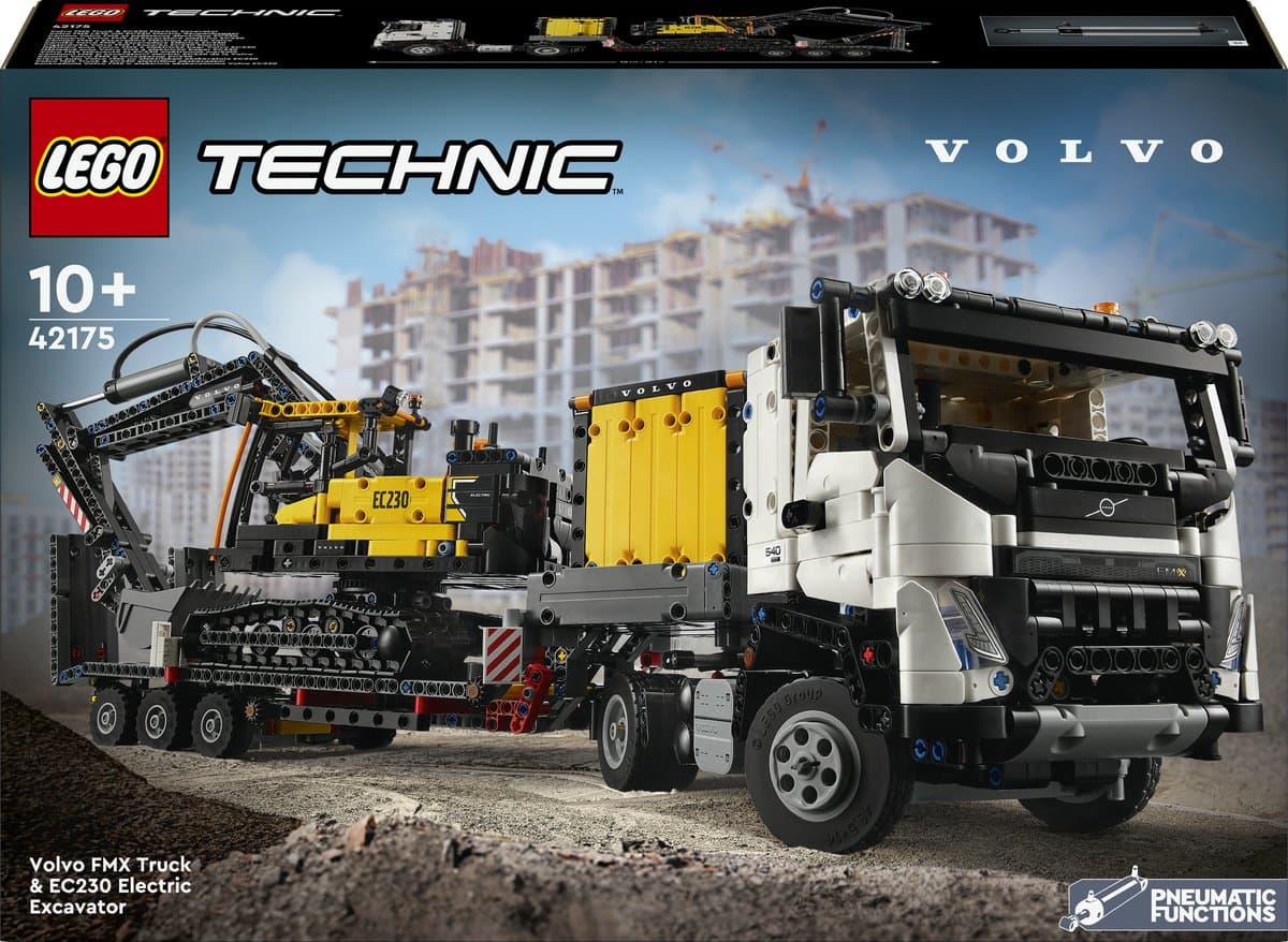 LEGO Technic 42175 Volvo FMX truck&EC230 elektrische graafmachine