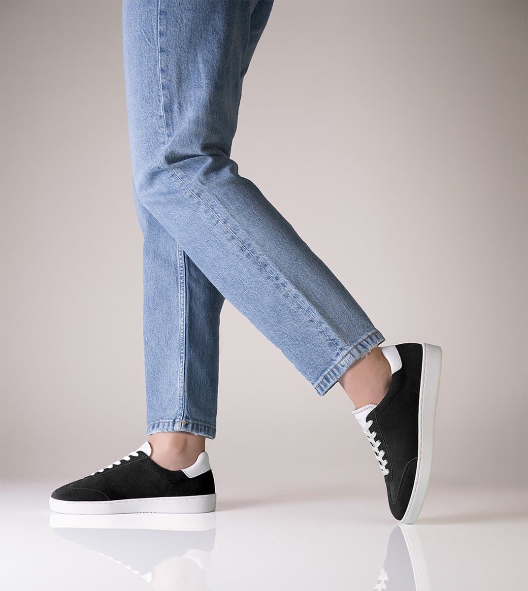 Suny Anna Kern 7015 Suède Zwarte Danssneakers voor Dames met Volledig Zool - Voor dansen binnen en buiten - Salsa, Bachata, Latin - Casual Look - SUNY - zwart - 38