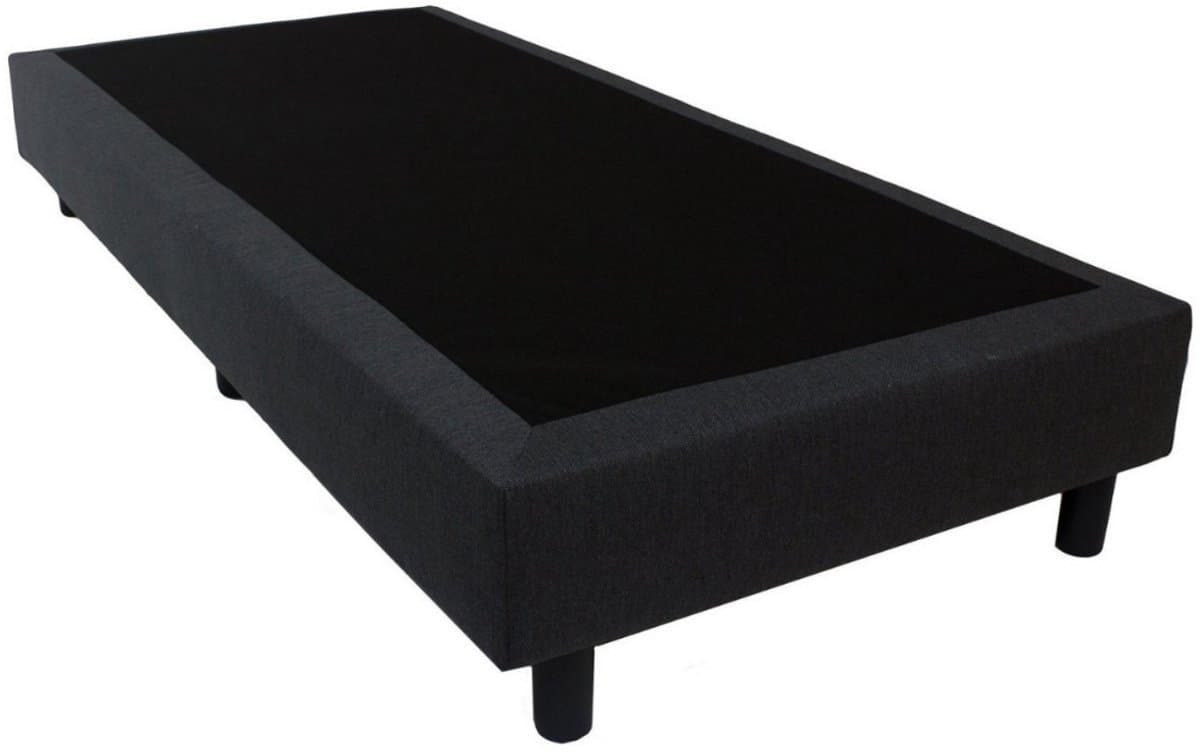 Nessa® - 70x210 Boxspring Amsterdam - Zwart Meubelstof