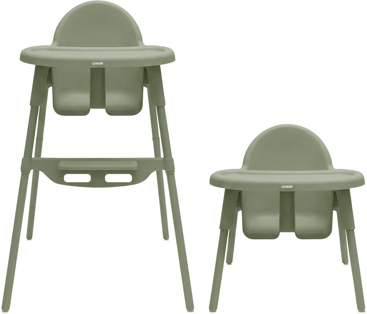 LUVION® Essential 2-in-1 Kinderstoel – Groeit mee van baby tot peuter - Groen