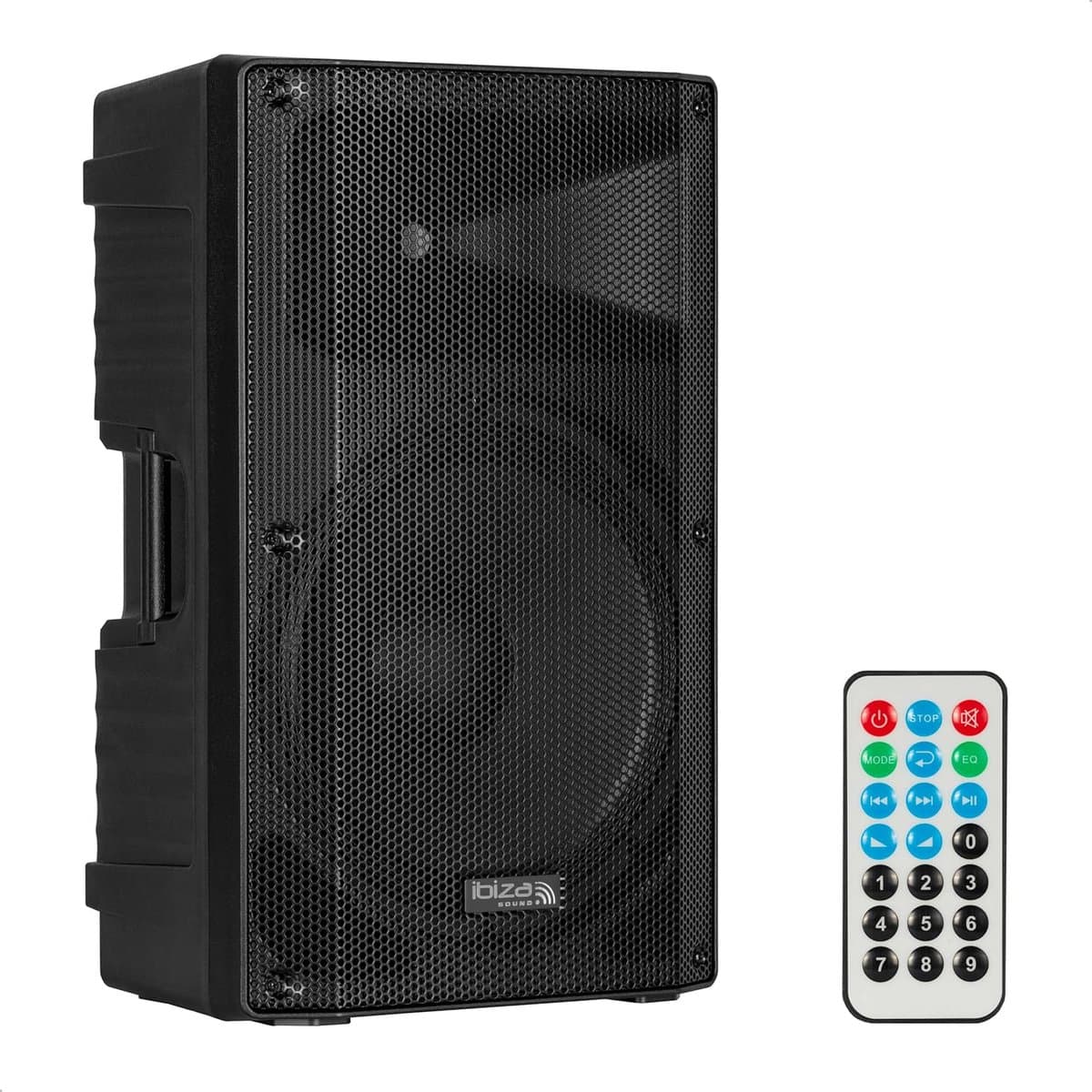 Actieve Geluidsbox - PA Speaker - Feest Muziek - Bluetooth TWS Functie - 25cm Woofer - Zwart