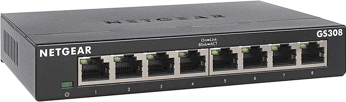 8-Poorts Gigabit Switch - Uitbreiding Netwerk - Plug & Play Ethernet Hub