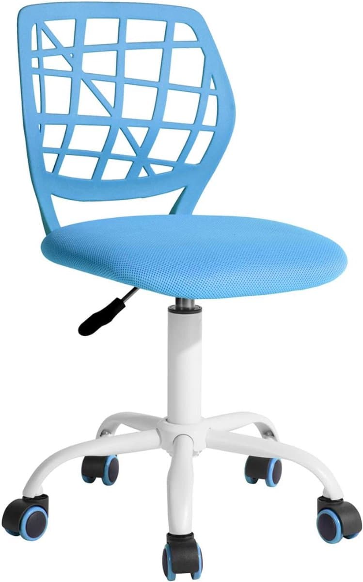 Florixa® Bureaustoel - Bureau - Ergonomische Bureaustoel - Blauw - 38cm x 40cm x 86cm