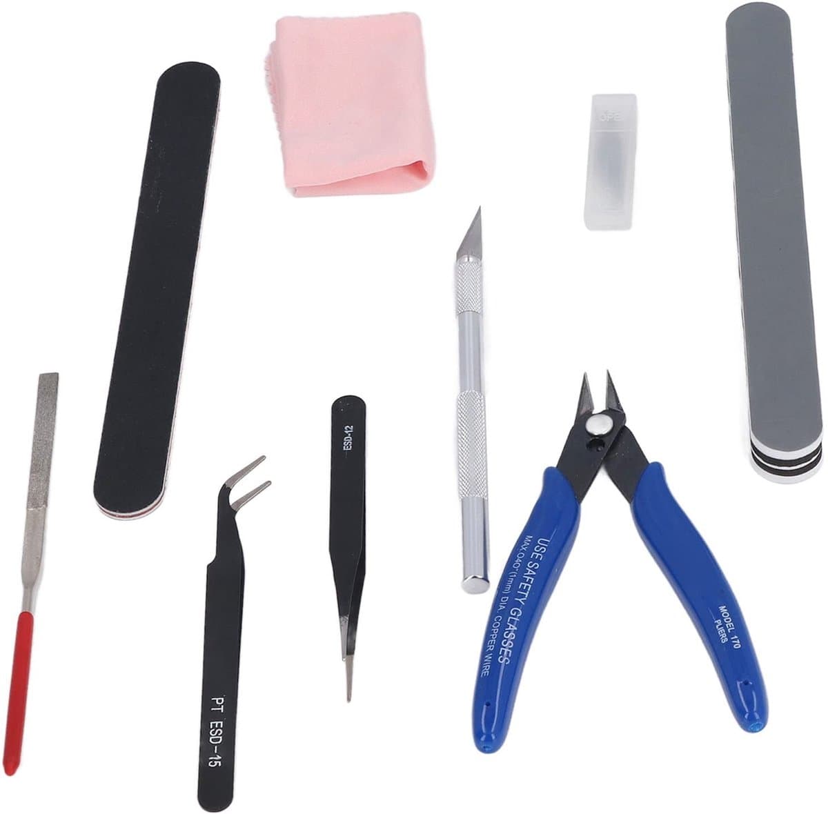 Dailygoods- 3D-printer Gereedschap Premium Legeringsstaal - Gereedschapsset - Modelbouw Tools - Eenvoudig Dragen - Duurzaam - Praktisch Gebruik