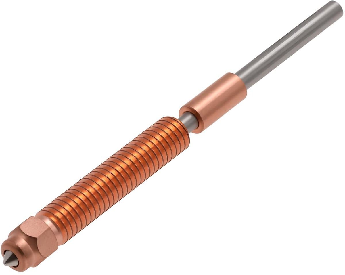 Dailygoods- Spuitmonden 0,2 mm - Snelwisselmondstuk - Compatibel met Creality K2 Plus - Titaniumlegering - Hoge precisie - Brede filamentcompatibiliteit - 3D-printer Nozzles