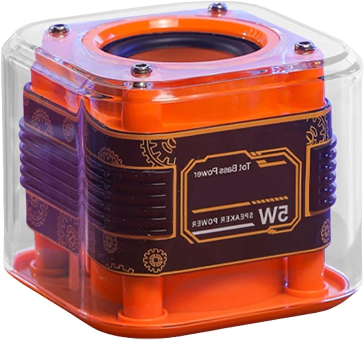 Draadloze Reisluidsprekers - Draagbare Subwoofer - Muziek Luisteren Buiten - 360 Surround Sound - 8 x 8 x 8 cm