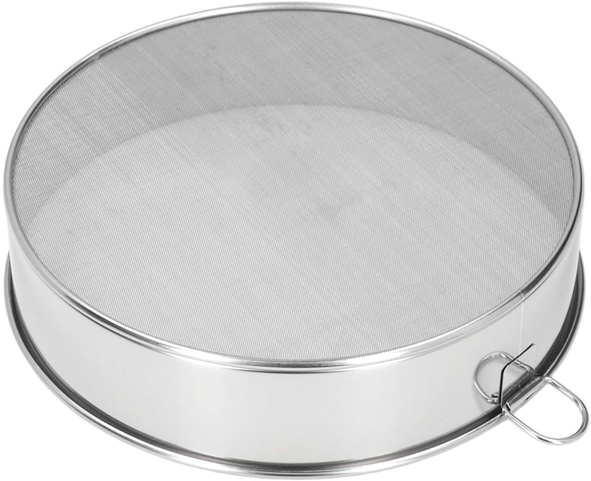 Dailygoods - Ronde Bloemzeef met 80 Mesh en Antikleef Coating voor Poedersuiker