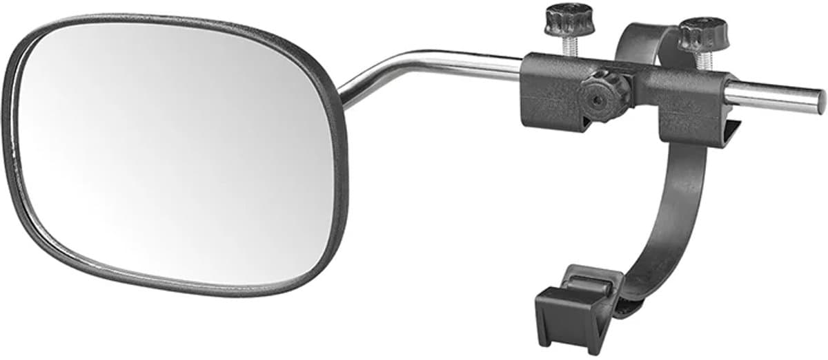 ProPlus Caravanspiegel Convex Glas - 41 x 14 x 19 cm - Verstelbaar - Zwart