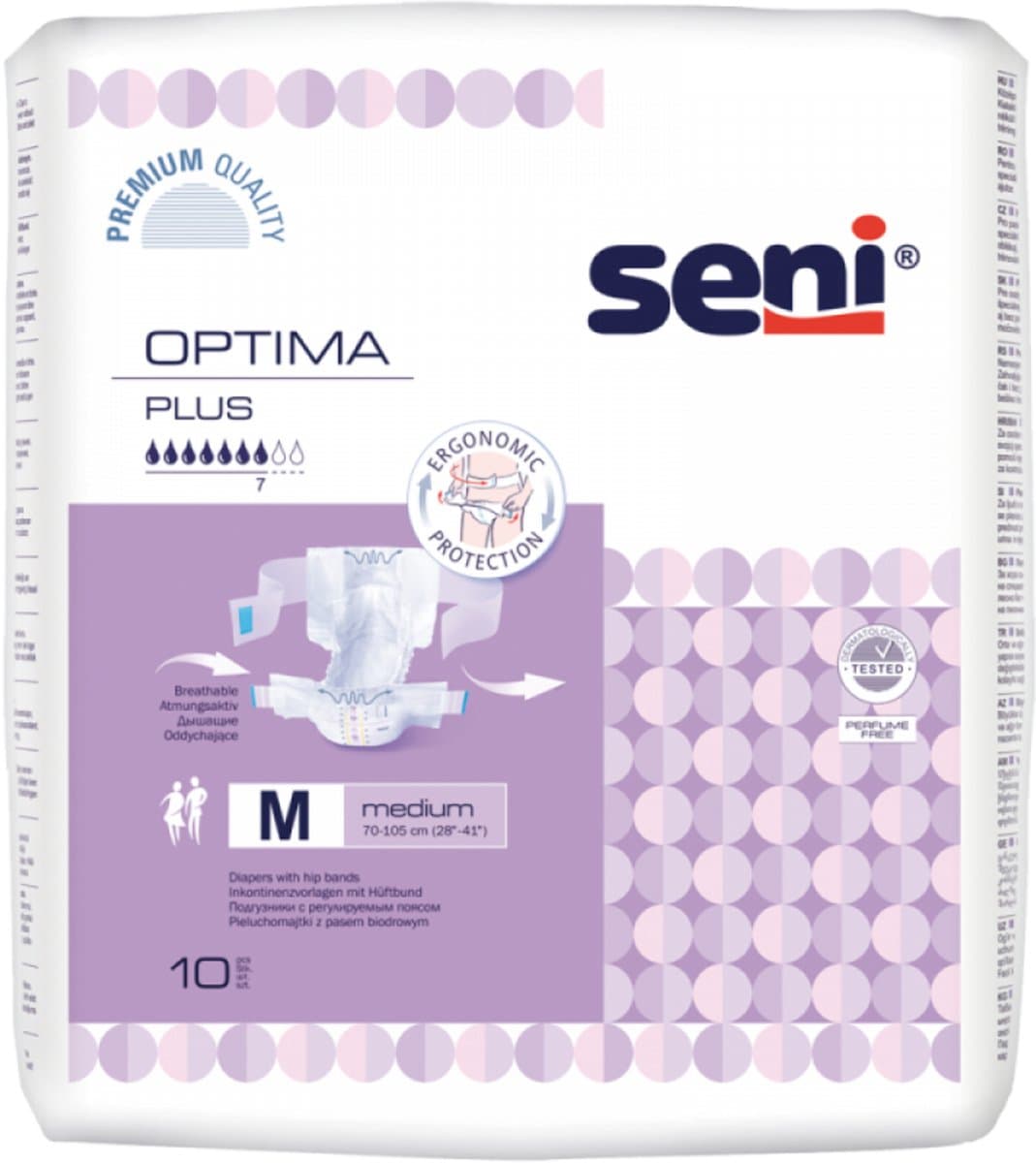 Seni Optima Plus Medium - 1 pak van 10 stuks