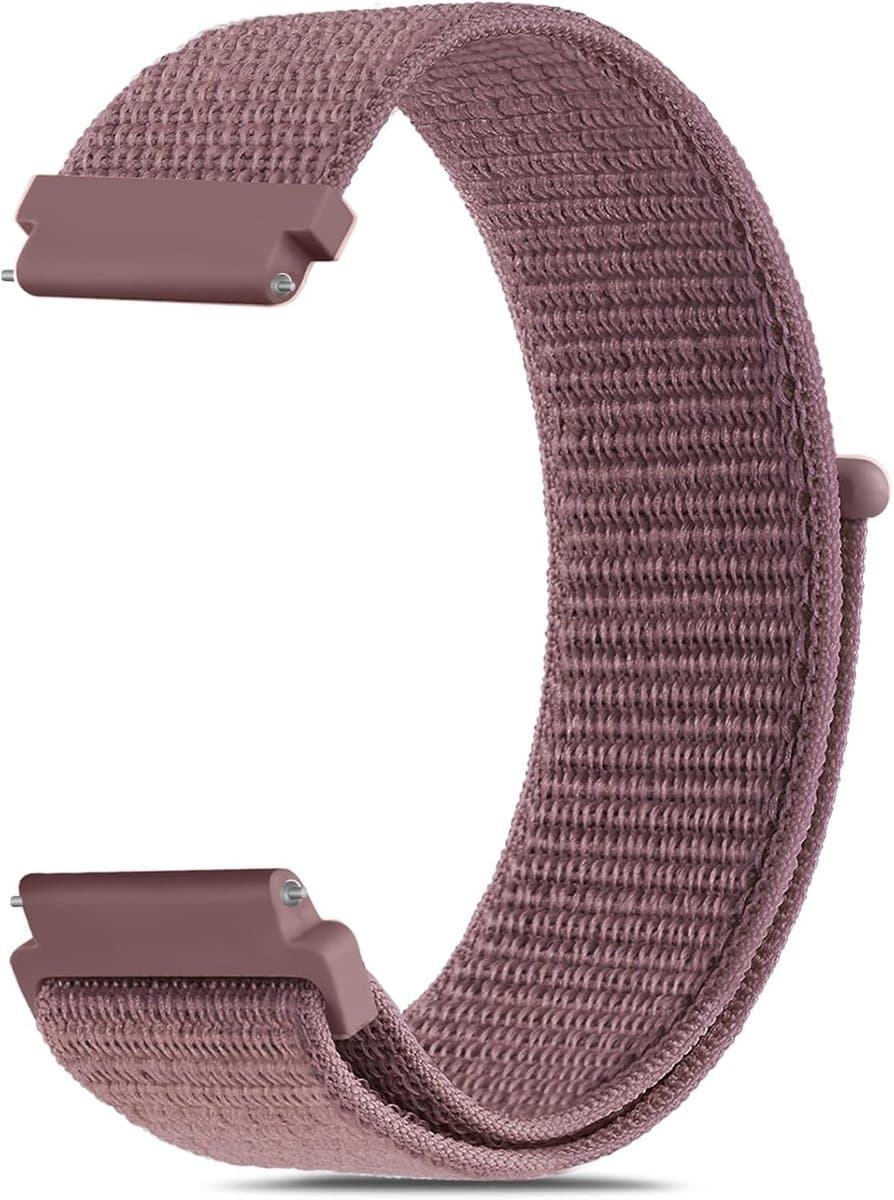 Nylon Horlogeband 20mm voor Garmin Forerunner 245/645 en 55, Snelle Ontgrendeling, Duurzaam en Comfortabel voor Mannen en Vrouwen