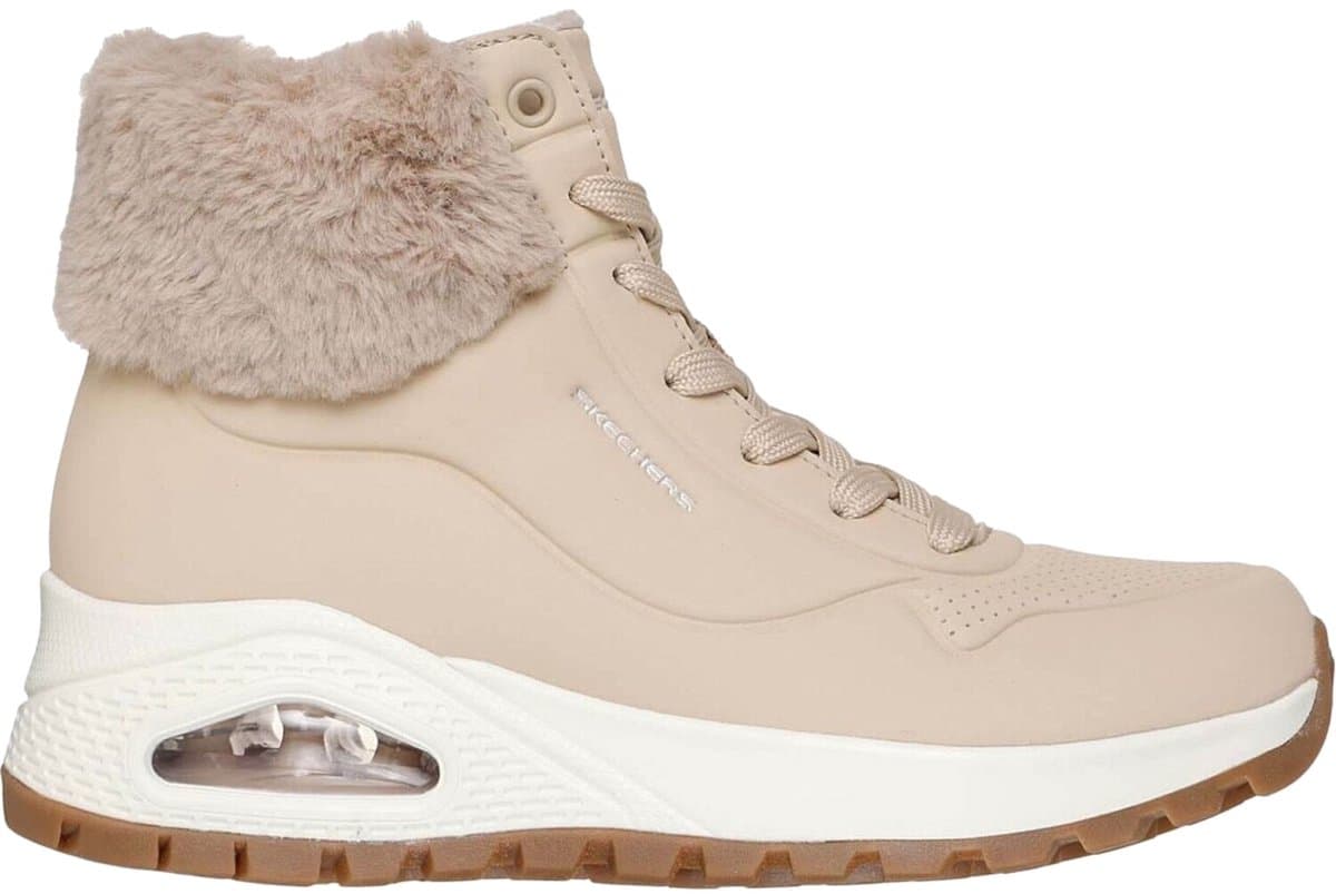 Skechers Uno Rugged Dames Sneakers 167274-sand - Kleur Wit