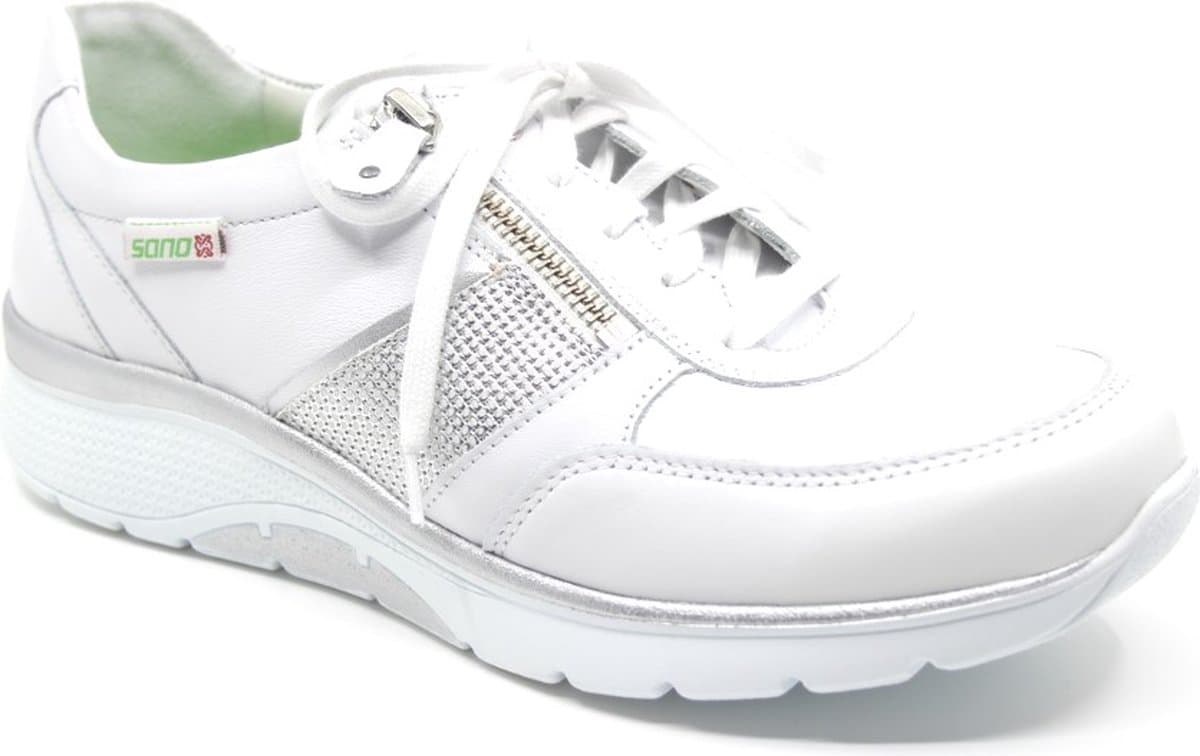 Mephisto Sano - IZAE - Lage sneakersDames sneakers - Kleur: Wit/beige - Maat: 38.5