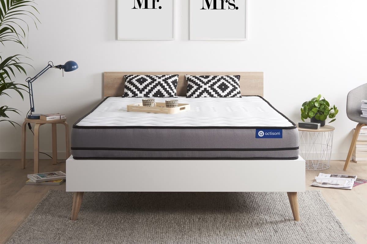 Actilatex night matras 140x210cm , Latex en traagschuim , Zeer stevig, 3 comfortzones