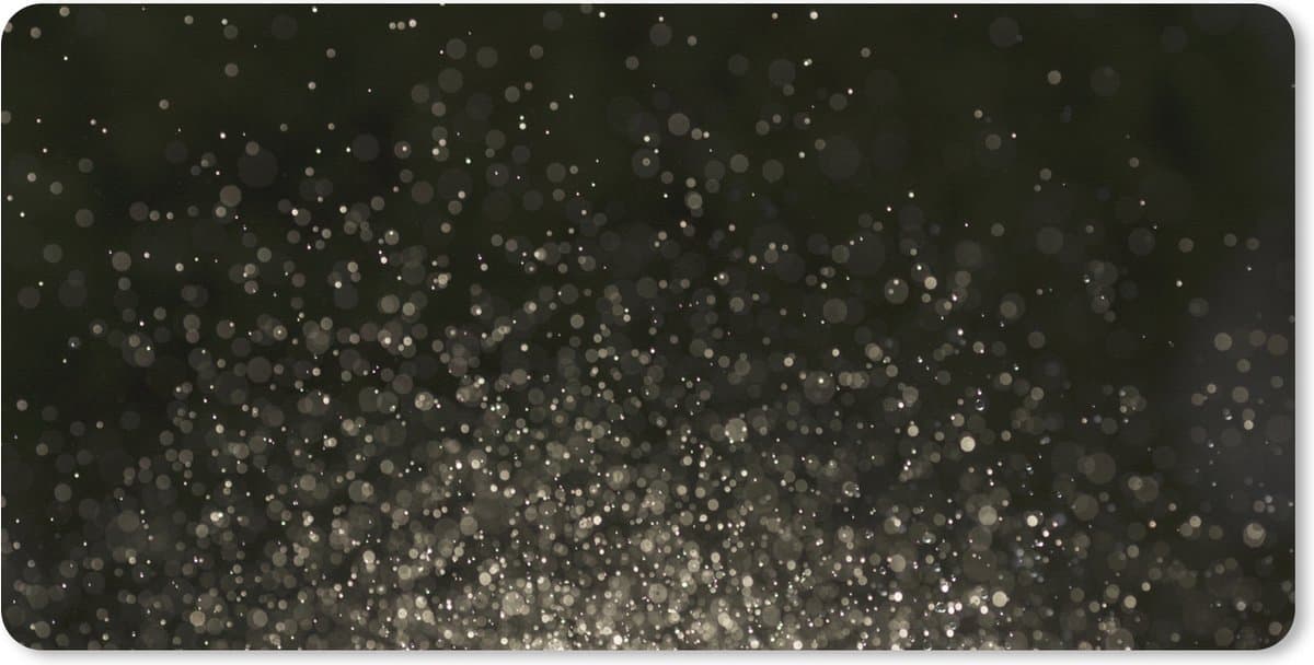 Muismat XXL 120x60 cm - Bureau onderlegger - Bureau mat Glitter - Abstract - Zwart - Bureaumat - Gaming mousepad xl - Bureaulegger groot - Computer deskmat