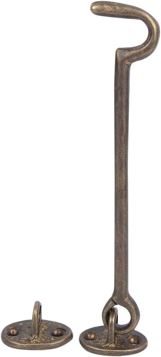 Raamsluitingen Messing - Deur Grendels - Ramen Beveiligen - Roestvrij Duurzaam - 16 x 5 cm - Brons