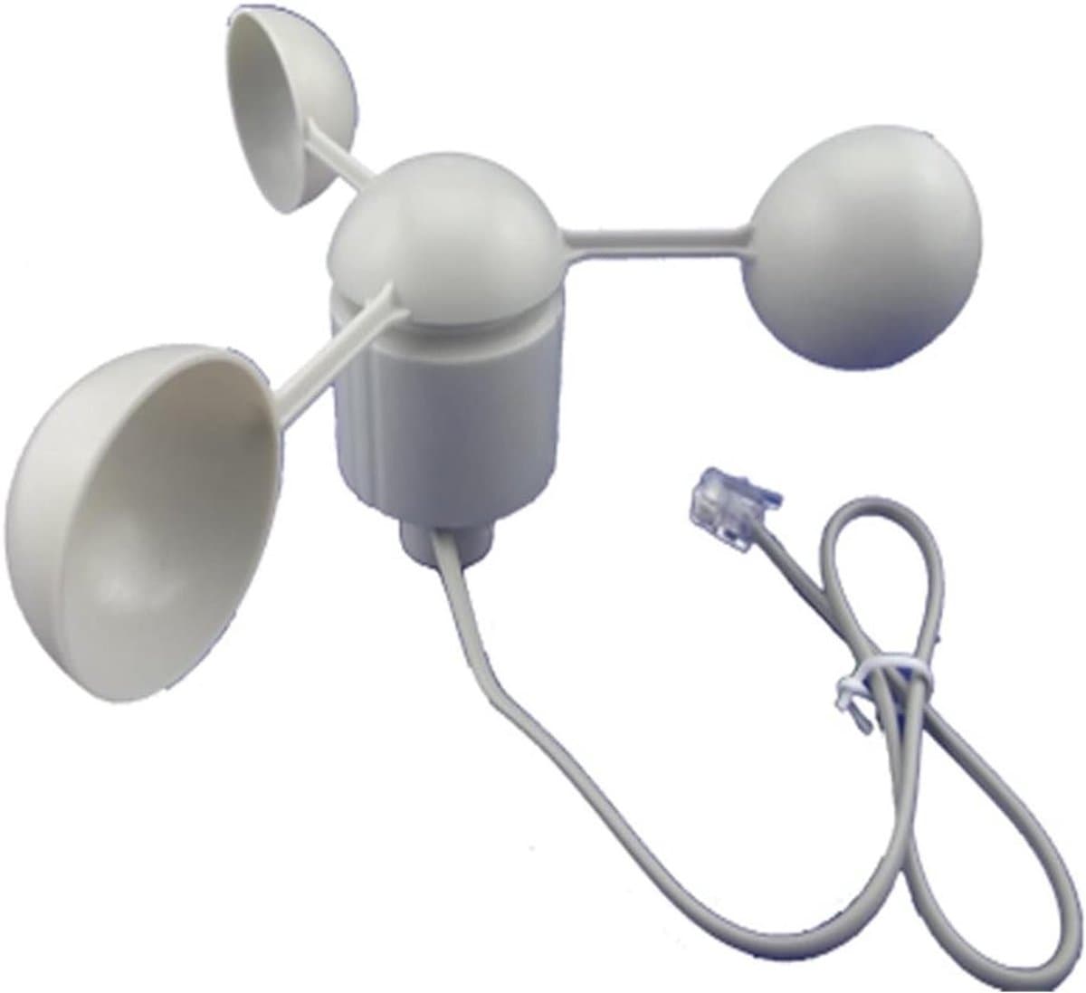 Weerstation met Windsensor - Windmeter Weersvoorspeller - Weersomstandigheden Monitoren - Draadloze Zonne-aangedreven Sensor - 1 Stuk - One Color